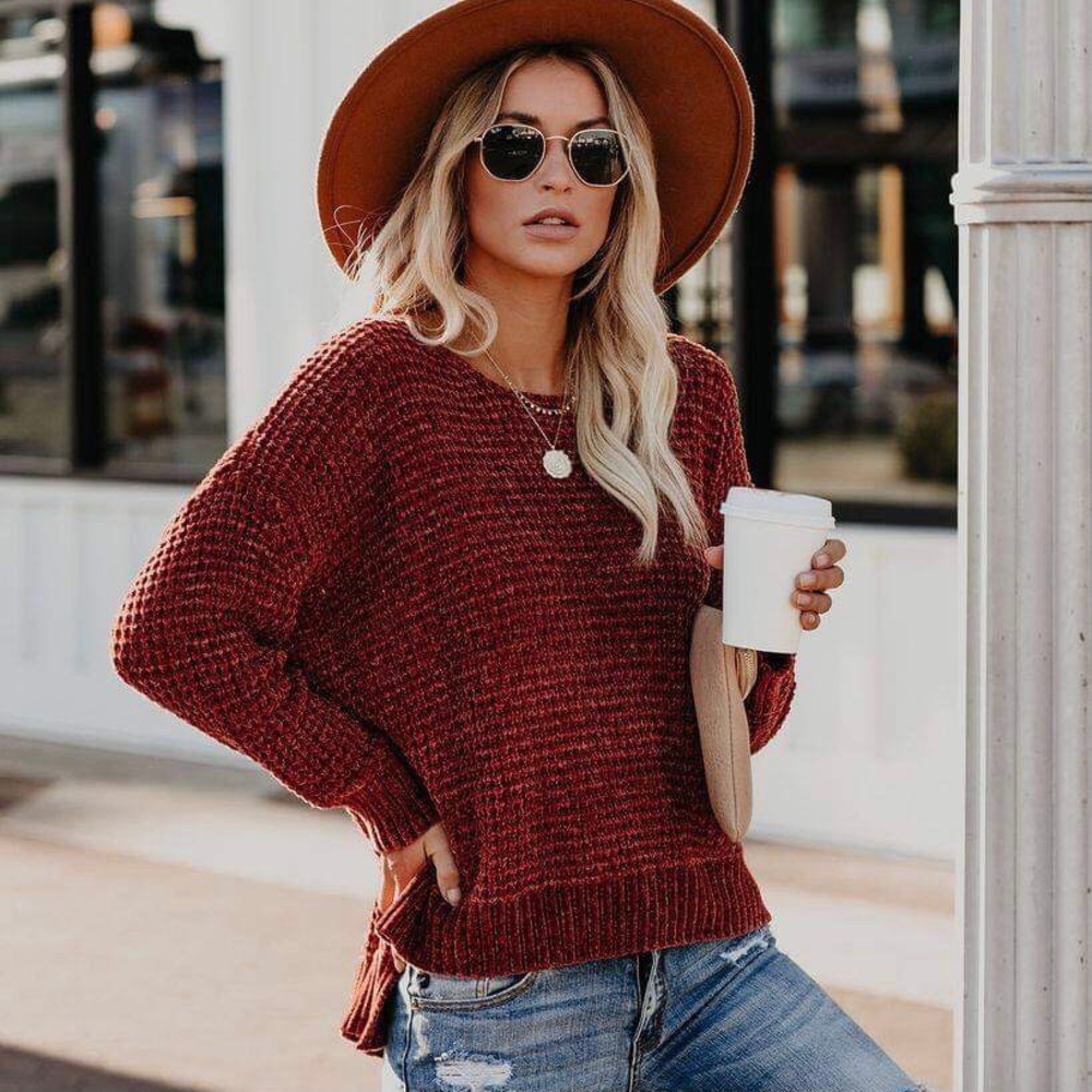 Watch The Leaves Turn Chenille Sweater - VICI